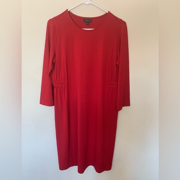 J Jill Wearever Collection Women’s Size Small True Red Dress - Picture 3 of 10